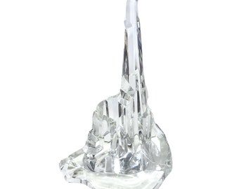 The FRANKLIN MINT Germany Glass Glacier Ice Sculpture Large Germany TFM