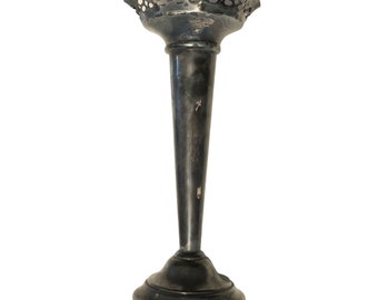 Mappin Webb Silver Metal Trumpet Vase 594872