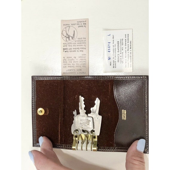 Quality Leather Princess Gardner Folding Key Hold… - image 4