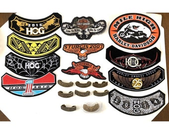 Harley Davidson Owners Group HOG Pin Patch Sticker Mile High Sturgis Lot