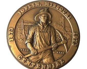 Medallic Art Co NY Medallion United States Joplin Mo Centennial 1873-1973