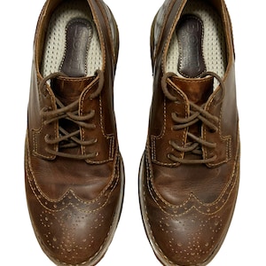 Born Hand Crafted Footwear Brown Leather Lace-Up Shoes US Women's