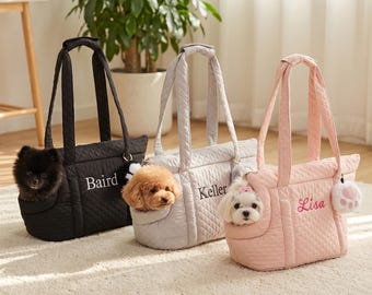 Customized Lightweight Pet Carrier: Soft and Breathable Carrying Tote for Small Dogs and Puppies