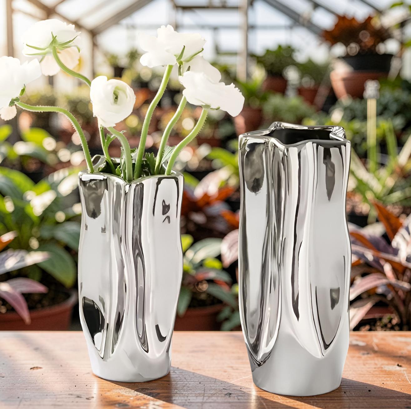 Große silbervase