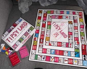 Adult Tipsy Land Board game!