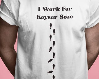 Keyser Soze's Footsteps T-shirt, Mismatched to Normal, Cereal King Steps, Movie Quote Tee, Film Lover Gift