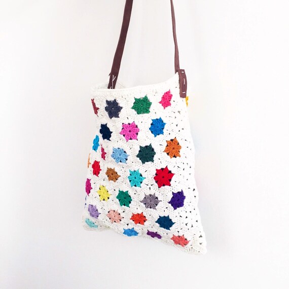 crochet hexagon bag