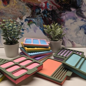 Plantilla de notas adhesivas impresa en 3D con borde (3x3) para notas y bocetos