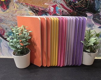 Mini Sketchbooks – Colorful 3.5” x 5.5” Blank Books | Pocket Notebooks | Journaling