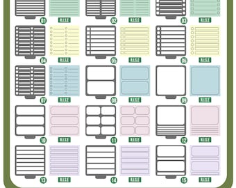 Sticky Note Stencil STL Files with Border – 3D Printing Templates for DIY Makers and Designers
