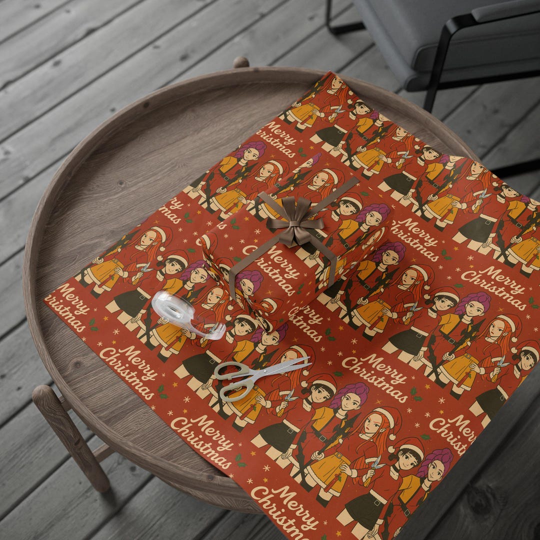 Kpop Demon Hunters | Huntrix Christmas | Festive Gift Wrap Papers for ...