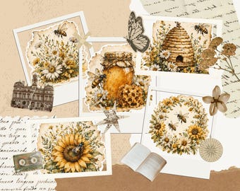 Summer Bee Add-On Kit | Beekeeper Honey Theme Printable Download