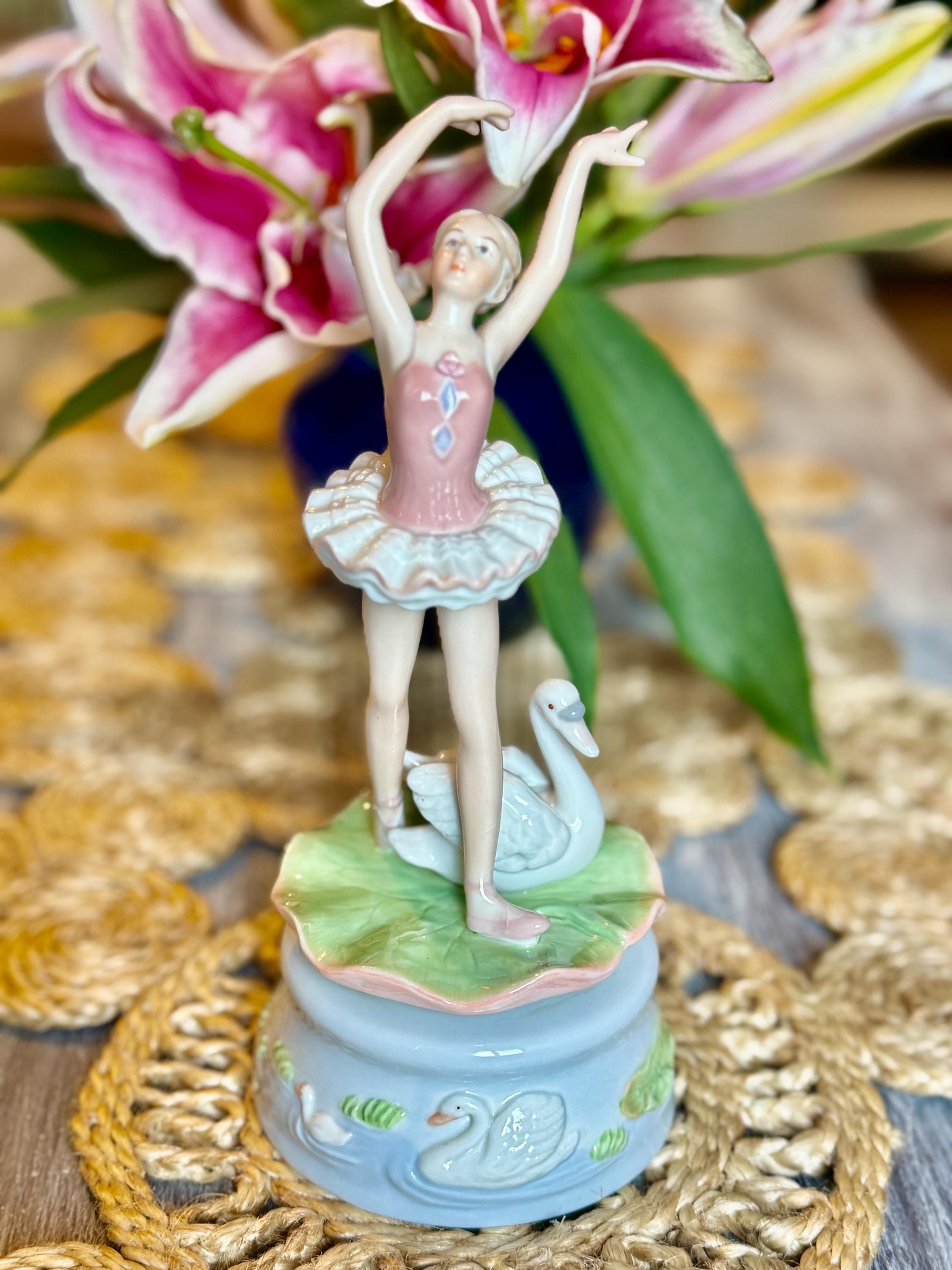 Vintage Spinning Ballerina Music Box - Etsy