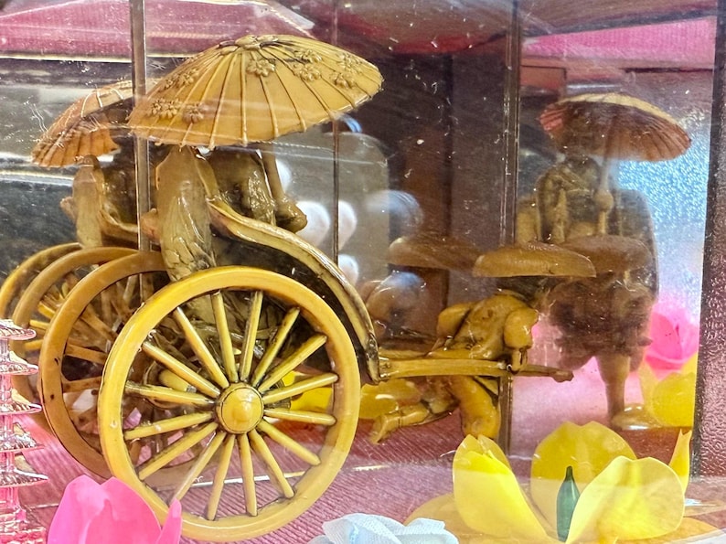 Rare Moving Rickshaw Musical Japanese Jewelery Box - Etsy