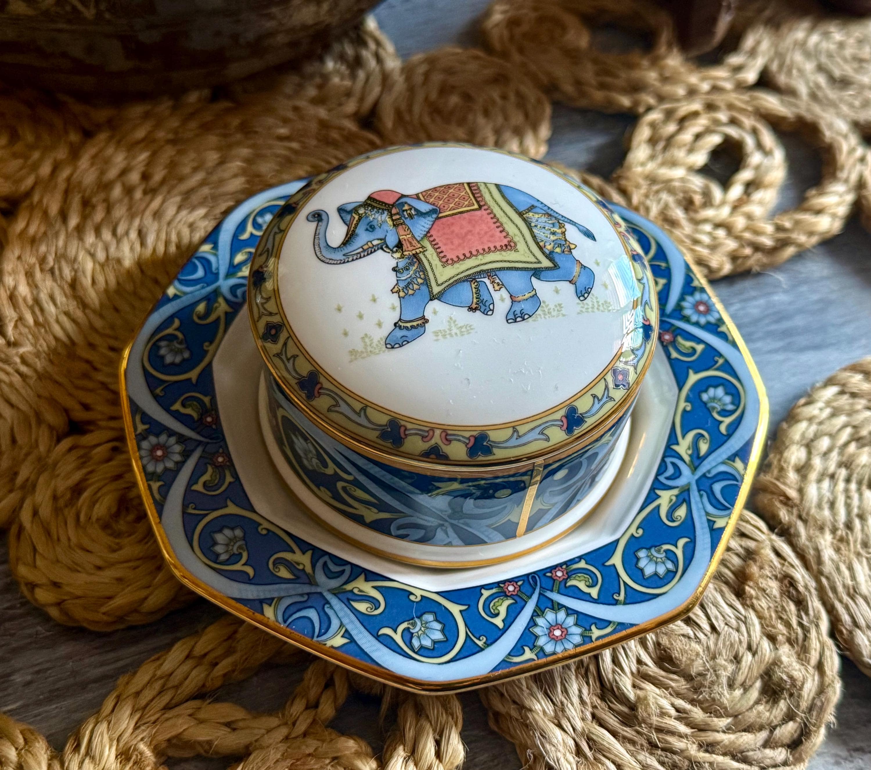 Wedgwood Blue Elephant - Etsy