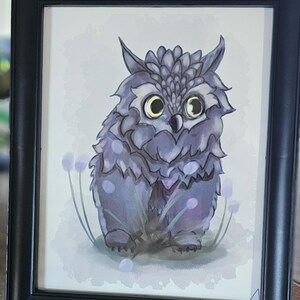 Baby Owlbear Art Print
