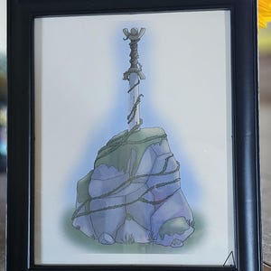Excalibur Art Print