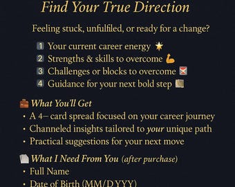 Career Path Tarot Reading