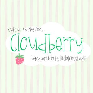 Elegant Handwritten Script Font: Cloudberry - Graphic Design & Branding