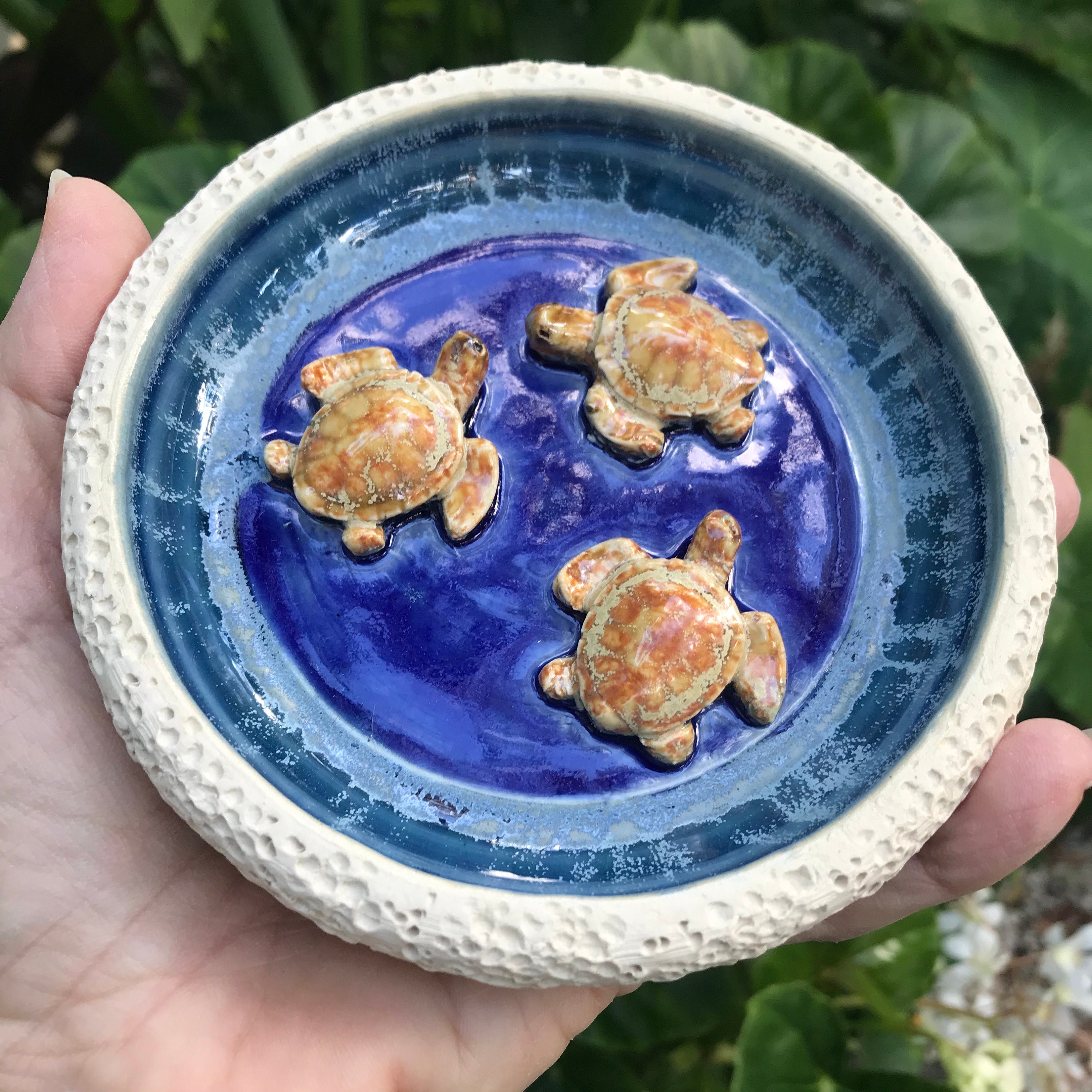 Little Sea Turtle Bowl Tropical Beach Home Decor Etsy