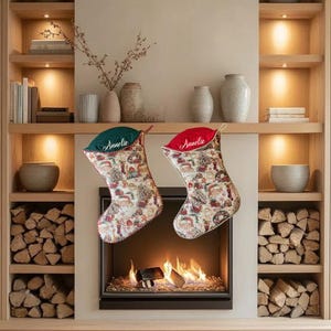 Vintage Handmade Jumbo Christmas Stocking