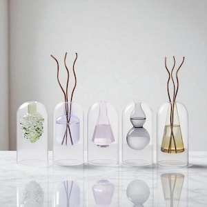 Essential Oil Diffuser Reed Diffuser Bottle Refill Aromatherapy Diffuser for Home and Car Decorative Scent Diffuser - Home Decor Minimalist