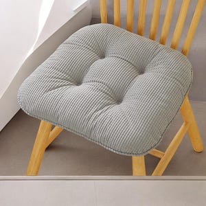 Handmade 100% Natural Linen Cotton Seat Pad Cushion Outdoor Garden Dining Chair Office Car Floor Soft Linen Seat Cushion - Chair Pillow