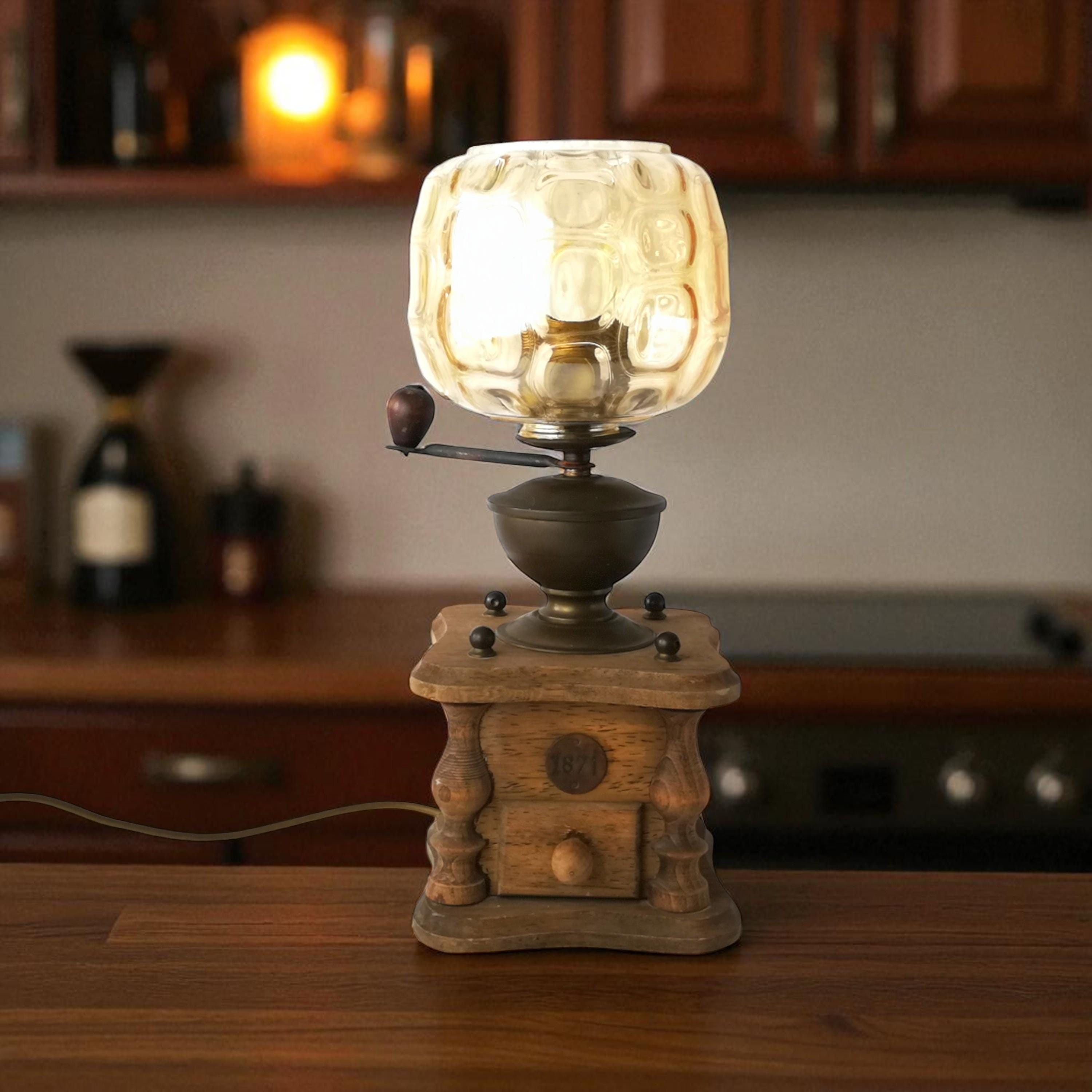Vintage clock lamp - Etsy 日本