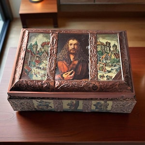 Vintage 1971 Dürer Anniversary Tin Box: E. Otto Schmidt Collectible