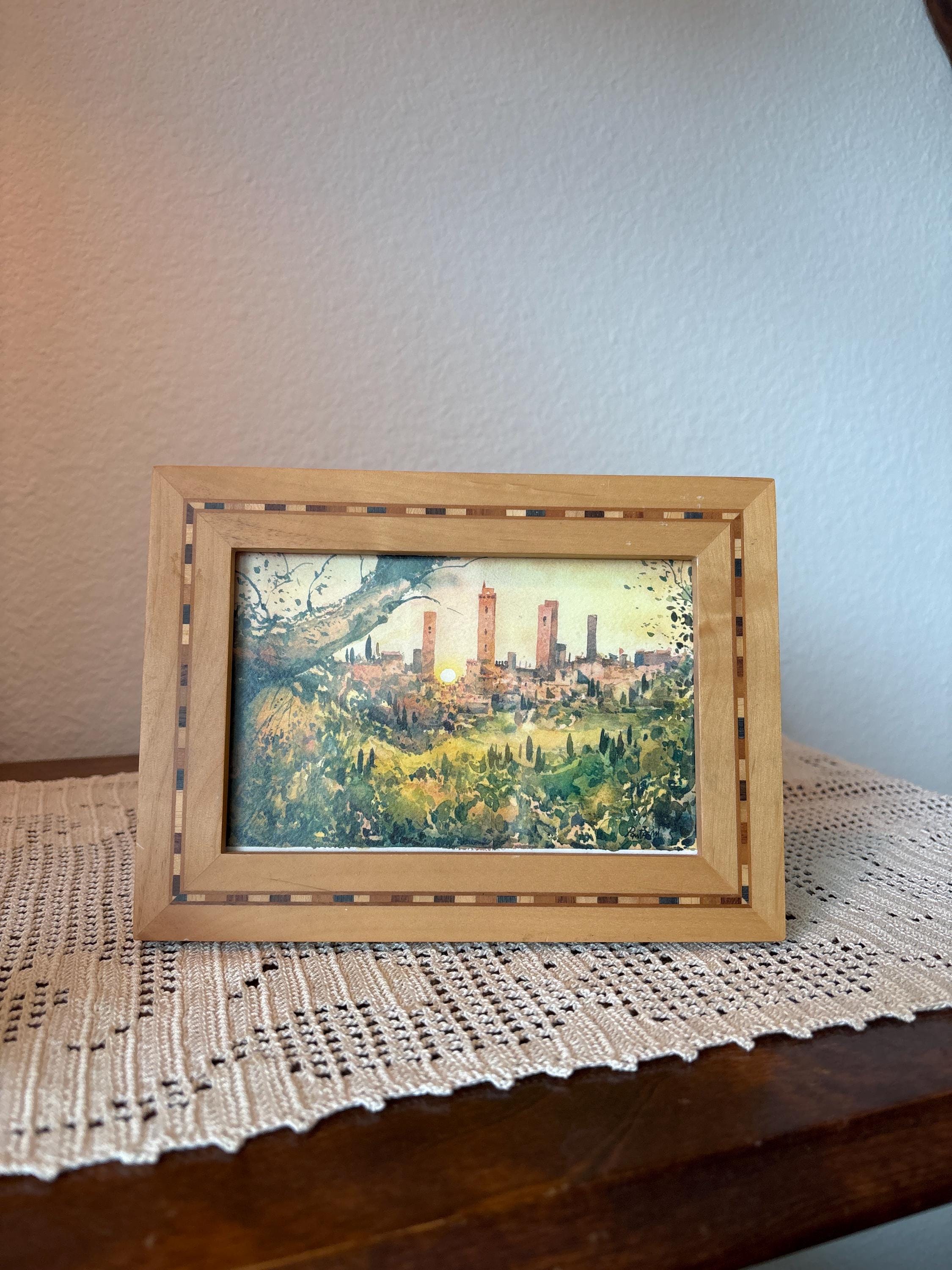 San Gimignano Original Watercolor - Etsy