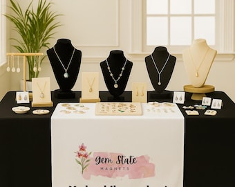 Custom Logo Table Runner, Vendor Booth Display, Craft Fair Banner