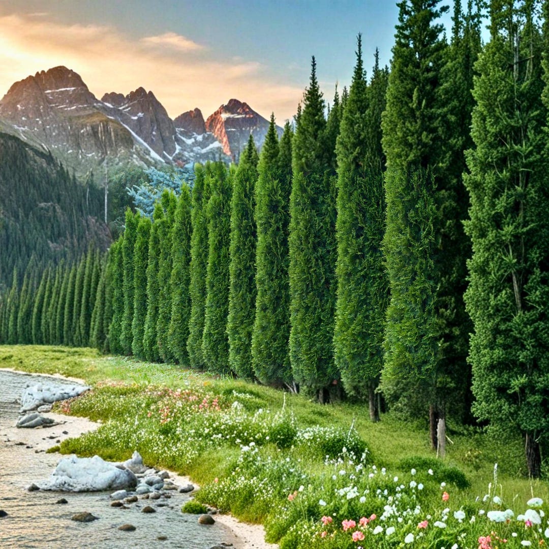 Toya Tree 50+ Thuja Tree Seeds: Evergreen Arborvitae Privacy Hedge - Etsy