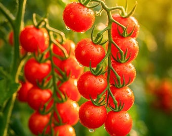 300+ Super Sweet Cherry Tomato Seeds | Heirloom | Non-GMO | Tasty Garden Vegetables | Easy to Grow