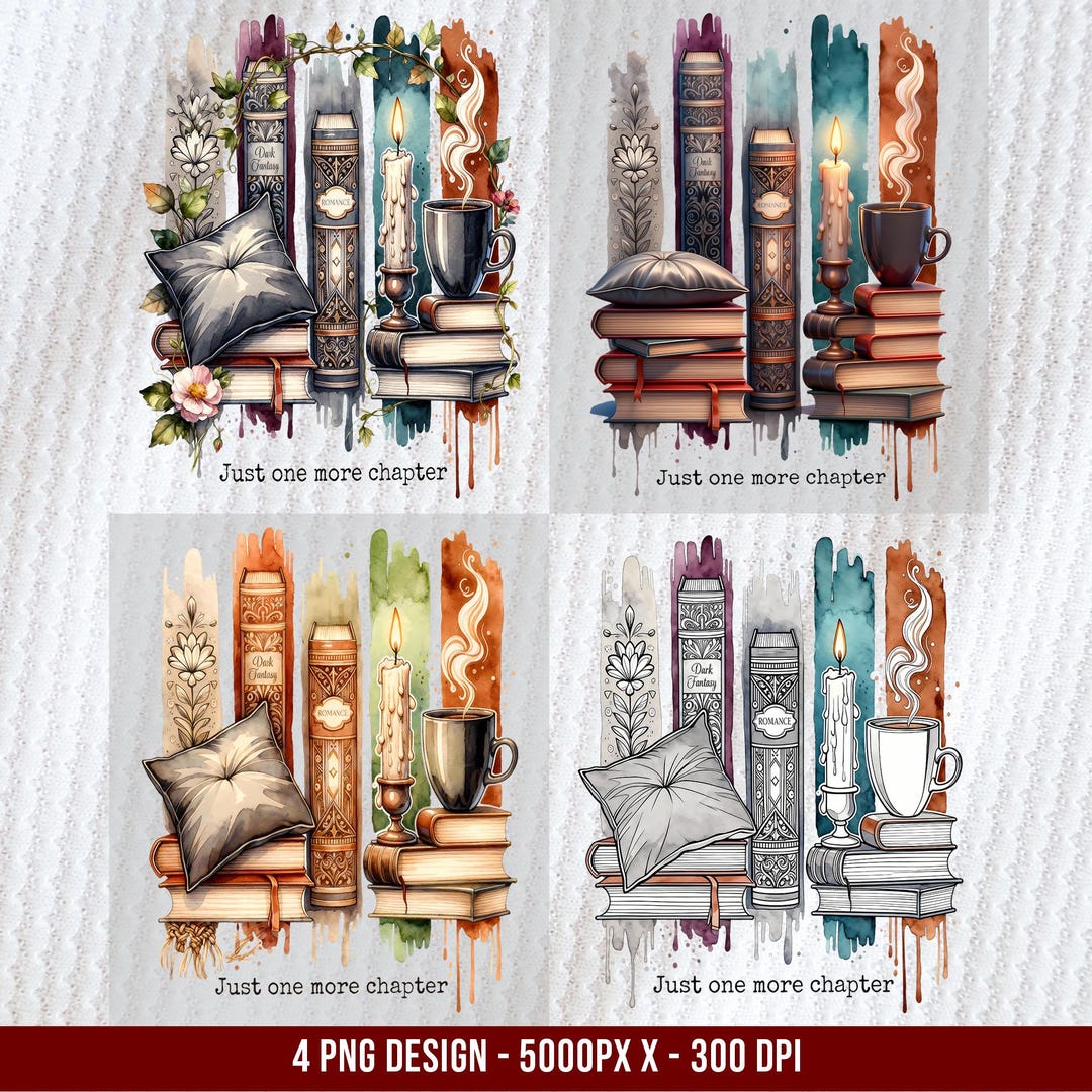 Book Lover PNG Sublimation Design, Bookish Gifts Fantasy Books PNG ...