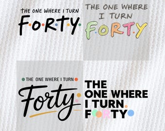 40e verjaardag png, The One Where I Turn png