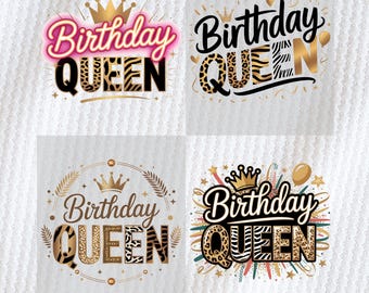 Birthday Queen Leopard Png, Birthday Party Png Sublimation Design, Girly Birthday Png, Crown Birthday Girl Png, Sublimation Designs Download