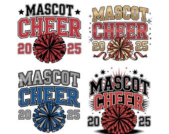 Cheer png, Cheerleading Png, Cheer Mom Png, Cheer Team Template Png, Pom poms Png, Files for Cricut, Cheerleader Png, Cheer Sublimation