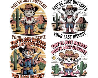 Funny Western design Png, Funny cat t-shirt design Png, Country saying Png, Retro cowboy graphic for sublimation and DTG printing