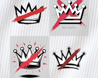 No Kings in America Png, Anti Trump Png, Political Png, Anti Maga Png, Crown No Kings Png, Protest Png, Nope Kings Png