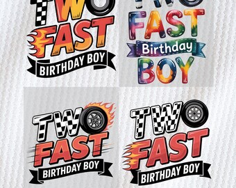 Two Fast Birthday Boy PNG, Car Race Birthday 2 Png, Race Birthday Png, Sublimation And Print files, Racing Png, Race Car Birthday 2