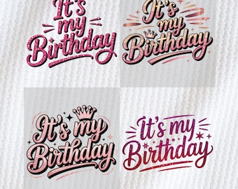 Its my Birthday Png, Birthday Group Png, Birthday Crew Png, Birthday Squad Png, Birthday Party Png, Birthday Group Party Png
