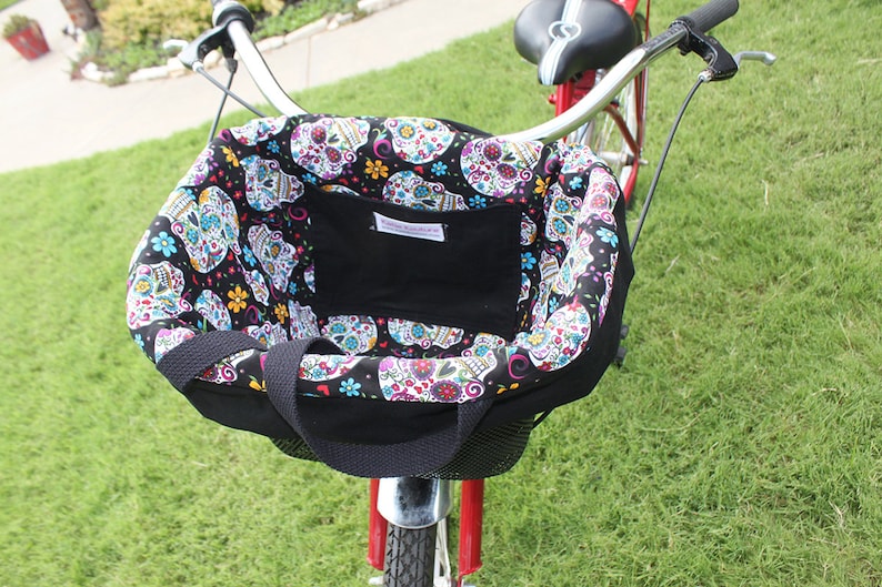 BICYCLE BASKET LINER GREEN DAISY CRUISER BIKES