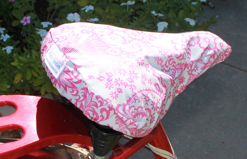Waterproof Pink Bicycle Seat Cover Saddle CoveroilclothPink Etsy