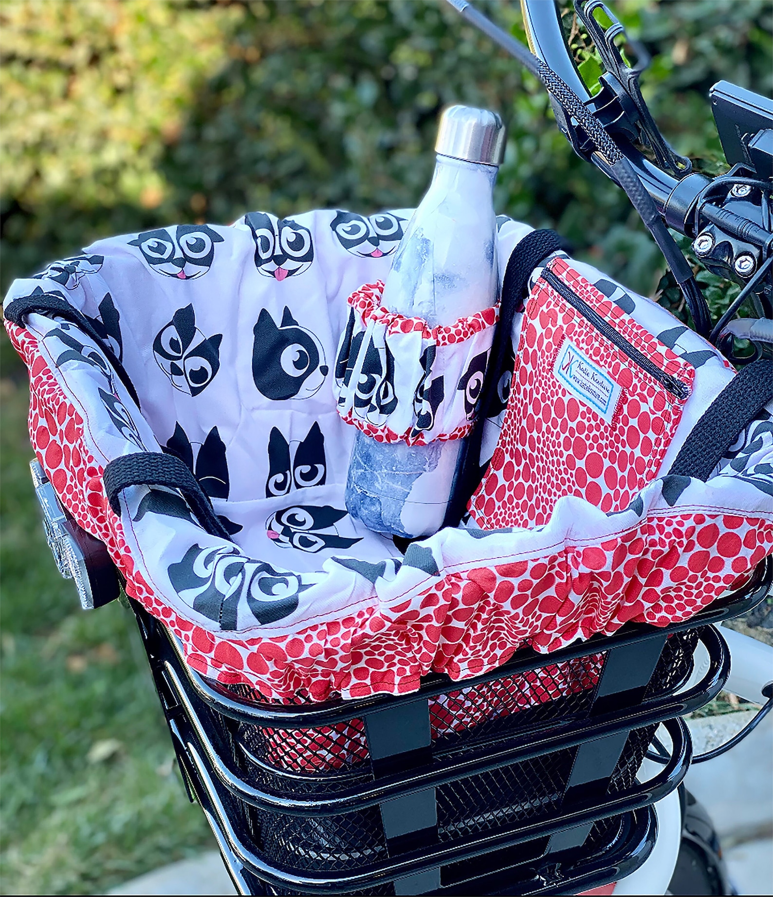 Large Baskets Build a Custom Bike Basket Liner for Large Etsy