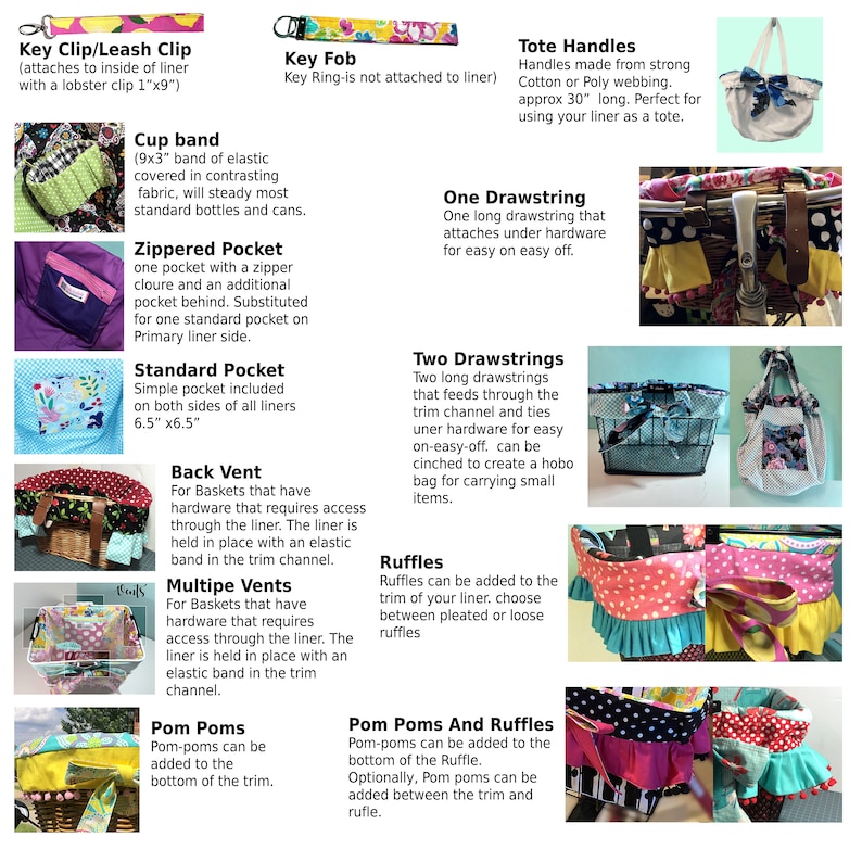 XL Bike Basket or Trike Basket Liner Build a Custom Tricycle Etsy