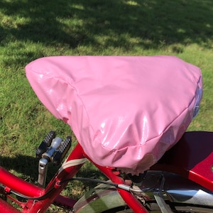 Waterproof Solid  Pink Saddle Cover For Beach Cruiser Seats