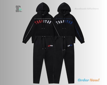 Conjunto de chándal negro hecho a mano