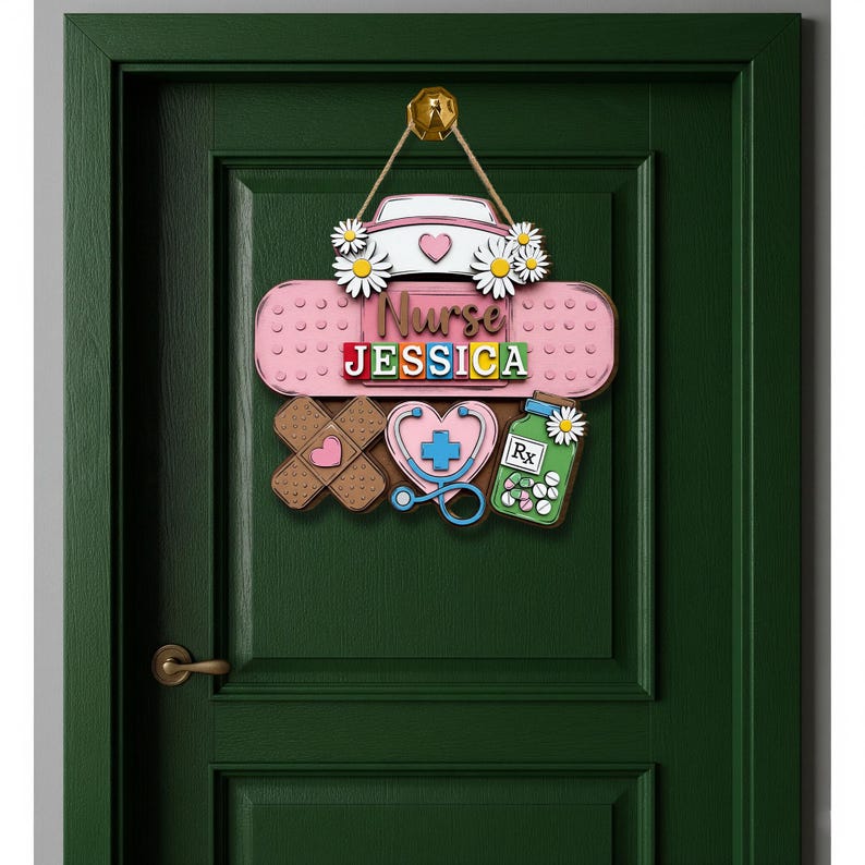 Personalized Nurse Wooden Sign: Custom Medical Decor - Etsy