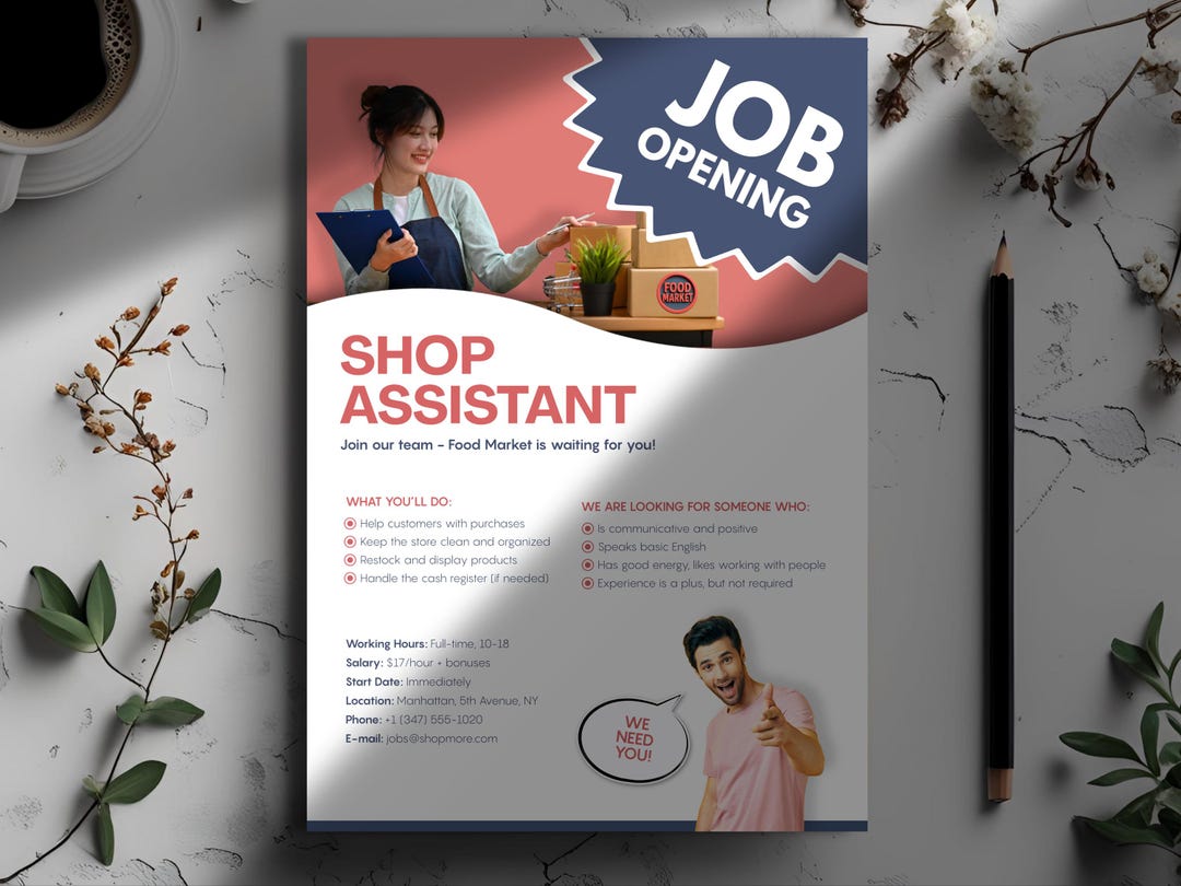 Job Opening Pdf Job Offer | Job Opening Flyer – Printable PDF & PNG | Ready to Use ...