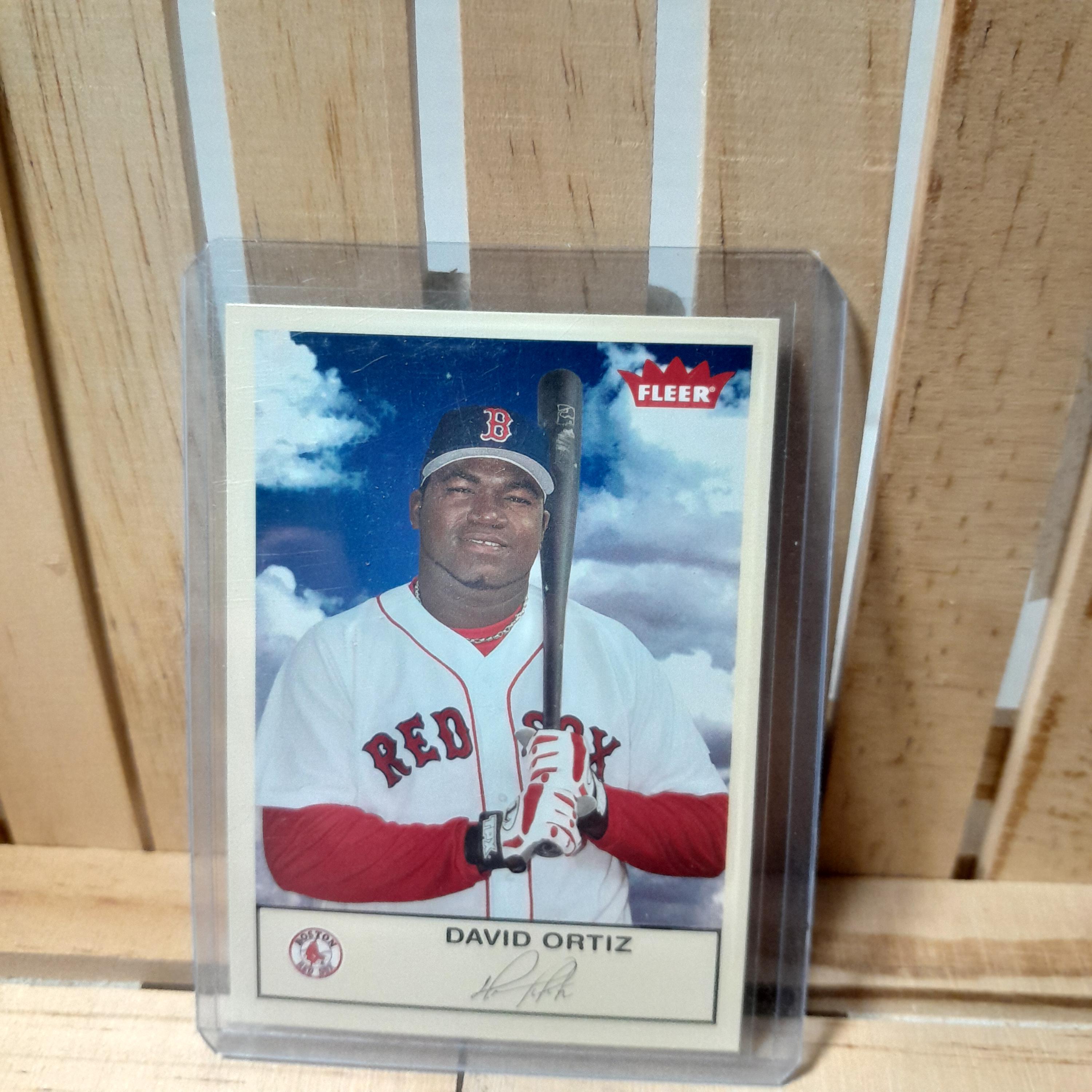 David Ortiz 2005 Fleer Base Set Baseball Card Boston Red Sox Star